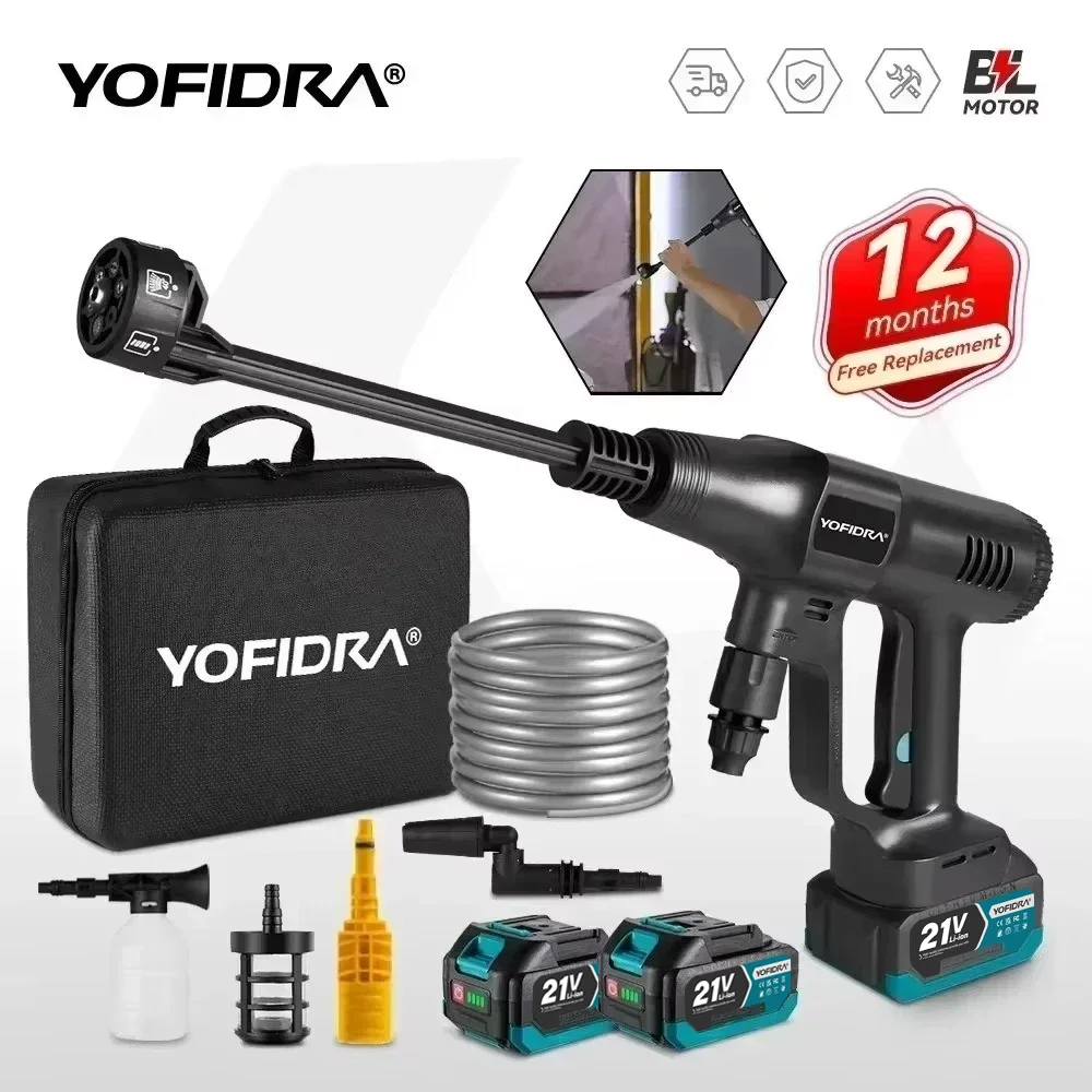 YOFIDRA 200 Bar Bürstenlose Hochdruck Auto Waschmaschine Wasser Pistole 6 IN 1 Garten Waschen Waschen Spritzpistole Fit Für makita 18 V Batterie Pin YOFIDRA 200 Bar Bürstenlose Hochdruck Auto Waschmaschine Wasser Pistole 6 IN 1 Garten Waschen Waschen Spritzpistole Fit Für makita 18 V Batterie Pin
