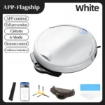 APP-gesteuerter Saugroboter und Wischroboter, Staubsauger, Trocken- und Nassreinigung, ultradünnes Design, Tiefenreinigung für das ganze Haus, Geschenk für Zuhause 4