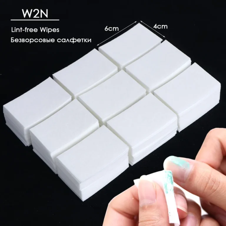 300 Stück/Rolle Nagel-Baumwolltücher UV-Gel Nageltips Polierentferner Reiniger Fusselpapier-Pads Einweich-Nagelkunst-Reinigungswerkzeug für Maniküre 2