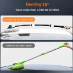 Auto Waschen Pinsel Auto Reinigung Pinsel Teleskop Langen Griff Mopp Weiches Haar Chenille Besen Universal Fenster Waschen Auto Zubehör 2