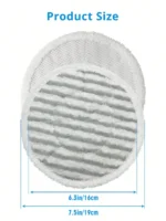 8er-Pack Ersatz-Dampfmopp-Pads für Shark S7020 S7000 S7001 S7201 Steam & Scrub All-in-One-Zubehörteile zum Schrubben 3