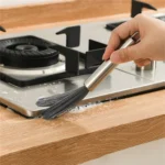 1/2 Stück multifunktionale Reinigungsbürste mit Stahlgriff, Haushaltsreinigungsbürste für Zuhause, Küche, Badezimmer, Zubehör 5
