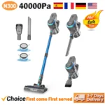 DEVOAC N300 Akku-Staubsauger, 6-in-1, leistungsstarker, ultraleichter Handstaubsauger, 2200 mAh Akku für Teppiche, Hartböden