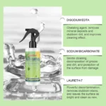 Haushaltsoberflächenreinigungs-Mehrzweck-Reinigungsspray, geeignet für Küchen, Badezimmer, Zimmer, Herd, Badezimmer, Fliesen und Kalk, 120 ml 4