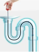 60/90/160/200 cm Haarablauf-Verstopfungsentferner-Werkzeug, biegsamer Schlauchgreifer, Klaue, Pickup-Reacher, flexibler Reiniger für Waschbeckenrohr, Toilette 3