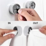 10-teiliges Küchenreinigungsset: 4 Mikrofasertücher + 4 Handtuchhaken + Glas-Seifenspender + Tischbehälter 5