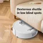 Mini-Staubsauger, 3-in-1-Roboter-Staubsauger, intelligenter Kehrroboter, Haushaltsstaub, Kehren, Wischen für Zuhause, Boden, Teppich 6