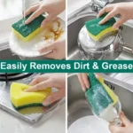 5/50PCS Magie Reinigung Schwämme Wiederverwendbare Pan Topf Geschirr Scheuer Pads Haushalt Küche Schwamm Tücher Pinsel Sauber Werkzeuge 6
