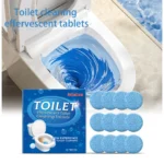 Toilettentank-Reinigungstabletten, 12er-Pack, Sauerstoffkraft, starke Flecken entfernen, Kalkgeruch, frischer Duft, Brausetropfen im Vorteilspack