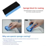 5/10PCS Auto Keramik Beschichtung Schwamm Mehrzweck Autos Glas Nano Wachs Mantel Applikator Pads Schwämme Wachsen Polieren scheiben 5
