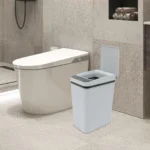 Smart Sensor Mülleimer, 9 l, automatisch, berührungslos und Handwellenöffnung, Küchen- und Badezimmerbehälter mit IPX3 wasserdicht, Schwarz/Weiß/Grau 5