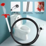 Haushalts-Rohrreiniger Abflussreiniger Kanalreiniger Verstopfungsentferner für Küchenspüle Bad Toilette Abwasserrohr-Reinigung