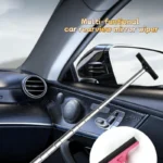 Auto-Rückspiegelreiniger, Glasnebelentferner, Schaber, Auto-Zubehör, Teleskop-Fensterreinigungsbürste mit Griff 5