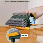 4-in-1 Bürsten-Abzieher für Spalten- und Rillenreinigung, Glasschaber, Küchen- und Badezimmerbodenreiniger, Reifenreiniger, Haushaltsreinigungsbürste 2