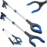 Garbage Picker Gripper mit 360° °   Rotierender Clip, Müllgreifer, Aufnahmewerkzeuge, 80 cm, leichtes, faltbares Greifer-Verlängerungs-Handwerkzeug
