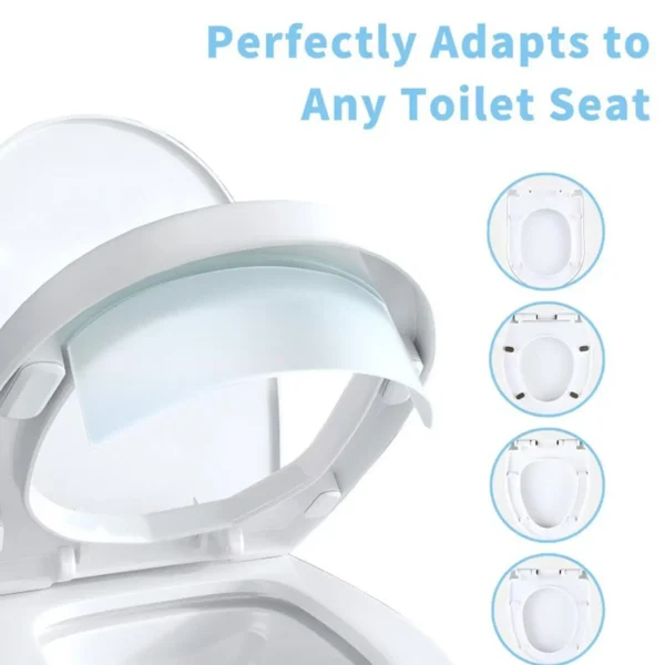 Toiletten-Spritzschutz, wiederverwendbar, leicht zu reinigen, Urindetektor für die Toilettenschüssel, für Männer, Jungen, Teenager, Töpfchentraining, Zielhilfe, Badezimmer, Familie