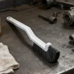 Harte Borsten Reinigungsbürste für Fugen, Abgewinkelter Spaltenreiniger, Mehrzweckbürste für Fliesen, Bad, Küche, Toilette 6