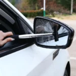 Teleskopischer Auto-Rückspiegelreiniger mit Griff, Auto-Glasreiniger, Nebelschaber, Fensterreinigungsbürste, Zubehör 4
