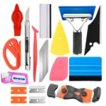 Vinyl Wrap Tools Fenstertönungsset für Autos, Fahrzeug, Glas, Schutzfolie, Verpackungsset, Fenstertönung, Werkzeuge, Autofolien-Set, Rakel