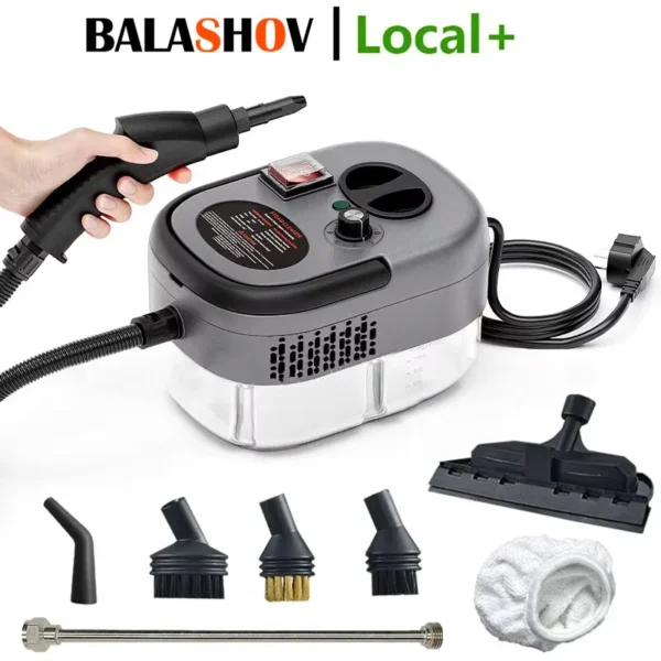2500 W Handdampfreiniger, Hohe und Temperatur, Klimaanlage, Küchenhaube, Auto-Dampfreinigungsmaschine, Boden- und mehr Reinigung