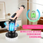 7-in-1 elektrische Reinigungsbürste, kabellose Reinigungsbürste, rotierende Badezimmer-Reinigungsbürste, 2 Geschwindigkeitsstufen, 7 austauschbare Bürstenköpfe 3