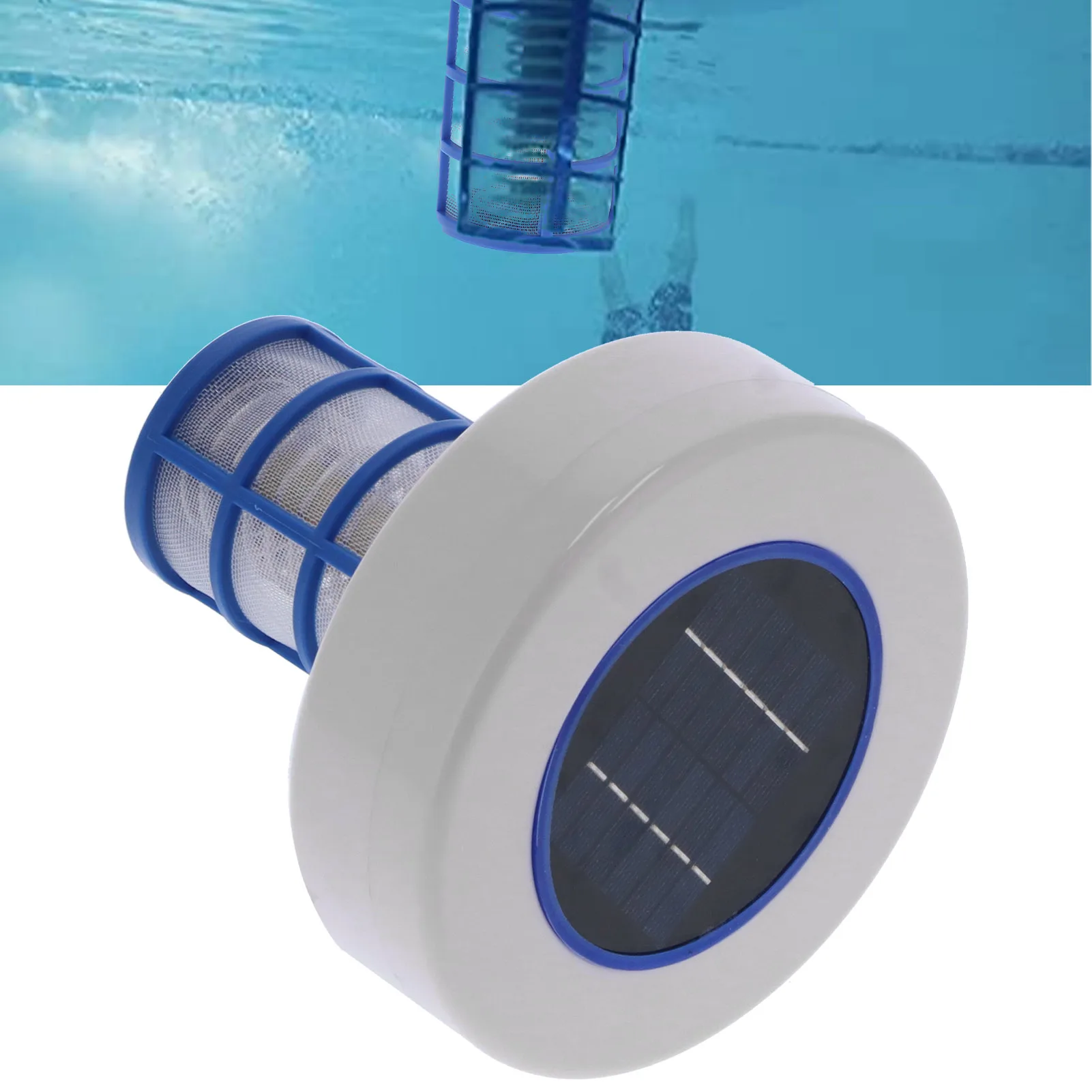 Solar betriebener Pool Ionisator Reiniger Silber Ionen Schwimmbad Spa Brunnen reiniger Schwimmbad Reinigungs geräte Solar betriebener Pool Ionisator Reiniger Silber Ionen Schwimmbad Spa Brunnen reiniger Schwimmbad Reinigungs geräte