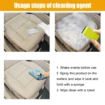 Mehrzweck-Schaumreiniger, Auto-Innenraum, Kunststoff, Leder, Sofa, Fleckenentfernung, Reinigungsspray, für Zuhause, Auto, Innenraum, Waschen, Wartung 6