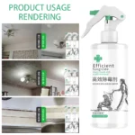 100/288/500 ml Schimmelentfernungsspray, Schimmelfleckenentferner für Zuhause, Sprühreiniger, multifunktionales Entfernungsspray für Badezimmer und Küche 4
