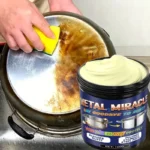 Mehrzweck-Küchenreinigungspulver Hochleistungs-Scheuerpaste für Herd, Ofen, Dunstabzugshaube, Spüle - Edelstahlreiniger und Poliermittel