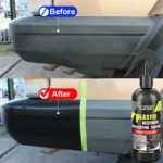 Auto-Kunststoff-Restaurator, zurück zu schwarz, glänzender Kunststoff-Renovierer, langlebige Beschichtung, Leder, Wiederherstellung von Autopolitur-Reinigungsprodukten 2
