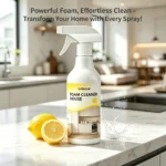 QIFENGHE 250ml Schaumreiniger-Spray, Mehrzweck-Haushaltsreiniger, Zitronenduft für die Küche, Entfernt Fett und Schmutz 3