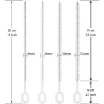 Robuste Strohreinigungsbürsten für Stanley Tumbler, 6 mm und 10 mm Strohreinigungsbürste für verschiedene Strohgrößen 2