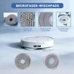 Roborock Qrevo S / Pro / MaxV Ersatzteile – Anti-Verstopfte Hauptbürste + HEPA-Filter + Staubbeutel + Mikrofaser-Wischpads 6