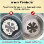 Windeleimer-Nachfüllbeutel für Tommee Tippee, Windelbehälter-Nachfüllungen für Sangenic Windeleimer, Ersatzbeutel für Tommee Tippee 2