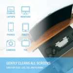 Bildschirmreiniger-Spray- und Tuchset – sicher für LED-, LCD-, OLED-Fernseher, Monitore, Laptops und Auto-Displays – streifenfreie Reinigungslösung 2