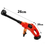 Kabelloser Auto-Hochdruckreiniger, tragbarer Reiniger, kompatibel mit Makita 18V Akku, Motor aus reinem Kupfer für mehr Leistung, Schnellanschluss für Schaumkanne für feineren, gleichmäßigeren Schaum, mehrere Sprühmodi mit breiter Duschfunktion und Schaumfunktion für die Autowäsche, ohne Akku 8