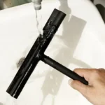 Duschabzieher, Glasreinigungsschaber, Waschwischer-Aufhänger, Boden- und Fensterreinigung, Haushaltswasser-Wand-Hängespiegel mit 4