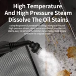 Podofo Handgehaltener Dampfreiniger, Hochdruck-Dampfreiniger, Auto-Innenraum-Dampfreiniger, für Möbel, Polster, Couch-Reinigung Wasserflecken 2