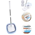 Schleudermopp-Set mit Eimer – trennt sauberes und schmutziges Wasser – automatische Entwässerung – Mikrofaserreinigung – einfache Montage