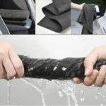 Neues verdicktes magisches Reinigungstuch, Mikrofaser-Glas-Reinigungstuch, wiederverwendbar, waschbar, fusselfreie Reinigungslappen für Küche, Glas, Auto 4