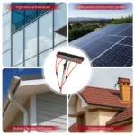 7m Teleskop-Wasserstangen-Reinigungsset mit Bürste für Fenster, Dach, Solarpanele, Dachrinnen und Außenwände 6