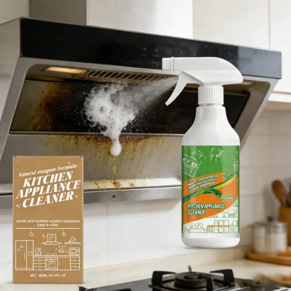 300ml Küchenentfetter-Spray Mehrzweck-Gerätereiniger Hochleistungs-Ölentferner Dunstabzugshaube Ofen Herd Fettlöser