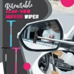 Auto-Rückspiegelreiniger, Teleskop-Glasreiniger, Schmutzschaber mit Griff, Fensterbürste für Autozubehör 5