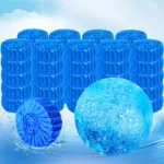 Leistungsstarke Toilettenreiniger-Tabletten, Fleckenentferner, langlebige Frische, desodorierend für Badezimmer, automatisches Toilettentank-Reinigungsmittel