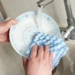 10/40PCS Super Saugfähige Geschirrtücher Korallen Fleece Reinigungstücher Verdickte Küche Waschen Geschirr Lumpen Glasfenster Wischen Handtücher 4