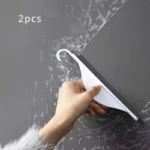 2 Stück Kompakte Handabzieher - Streifenfreie Reinigung für Verschiedene Oberflächen - Ideal für Glas, Spiegel und Badezimmerflächen 3