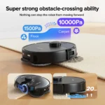 Lubluelu S1000 Roboter-Staubsauger mit Wischfunktion und Selbstreinigungsstation 10000Pa 75 ℃   Heißwasser-Wasch- und Trocknungsgerät für Teppiche zur Verbesserten Reinigung im Haushalt 4