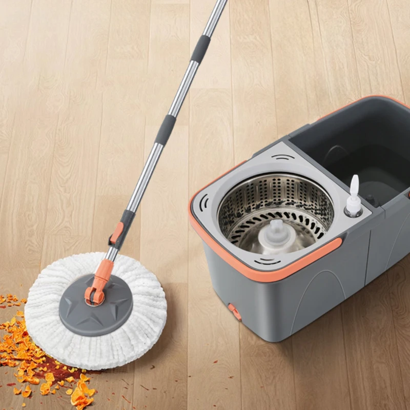 Neue abnehmbare Doppeleimer Mop Spin Mop Bucket Sets 360° ° Spinning Floor Cleaning Mop Wiederverwendbare Mikrofaserköpfe Home Lazy Mop Neue abnehmbare Doppeleimer Mop Spin Mop Bucket Sets 360° ° Spinning Floor Cleaning Mop Wiederverwendbare Mikrofaserköpfe Home Lazy Mop
