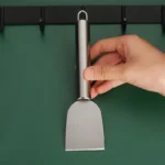 Robuster Metallschaber, Mehrzweck-Küchenreinigungswerkzeug, Schaufel zur Entfernung Hartnäckiger Flecken und Frost, für Gefrierschrank, Kochfeld