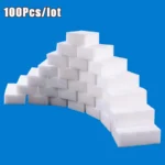 100/50 Teile/los Melamin Schwamm 10X6X2cm Magischer Schwamm Radiergummi für Küche Büro Badezimmer Melamin Reiniger Reinigungsschwamm
